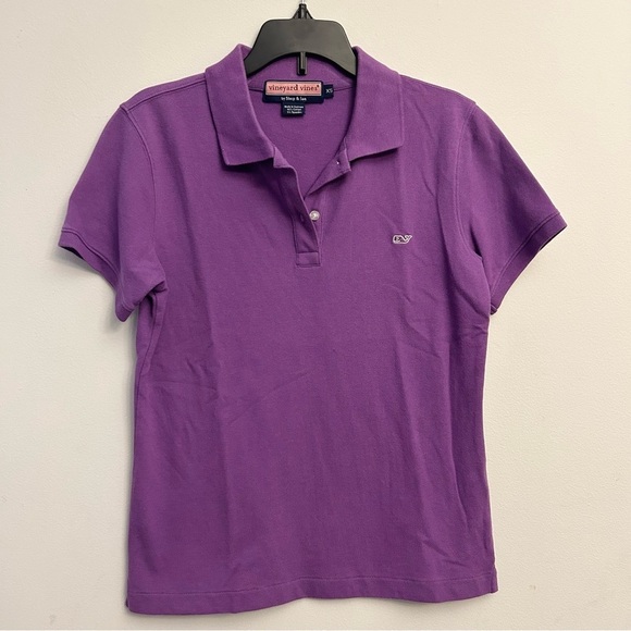 Vineyard Vines Tops - Vineyard Vines Purple Polo Shirt Women Size XS